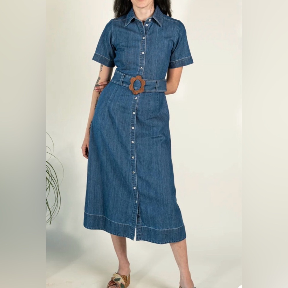 HarperSage Harper Denimwood Dress -Small